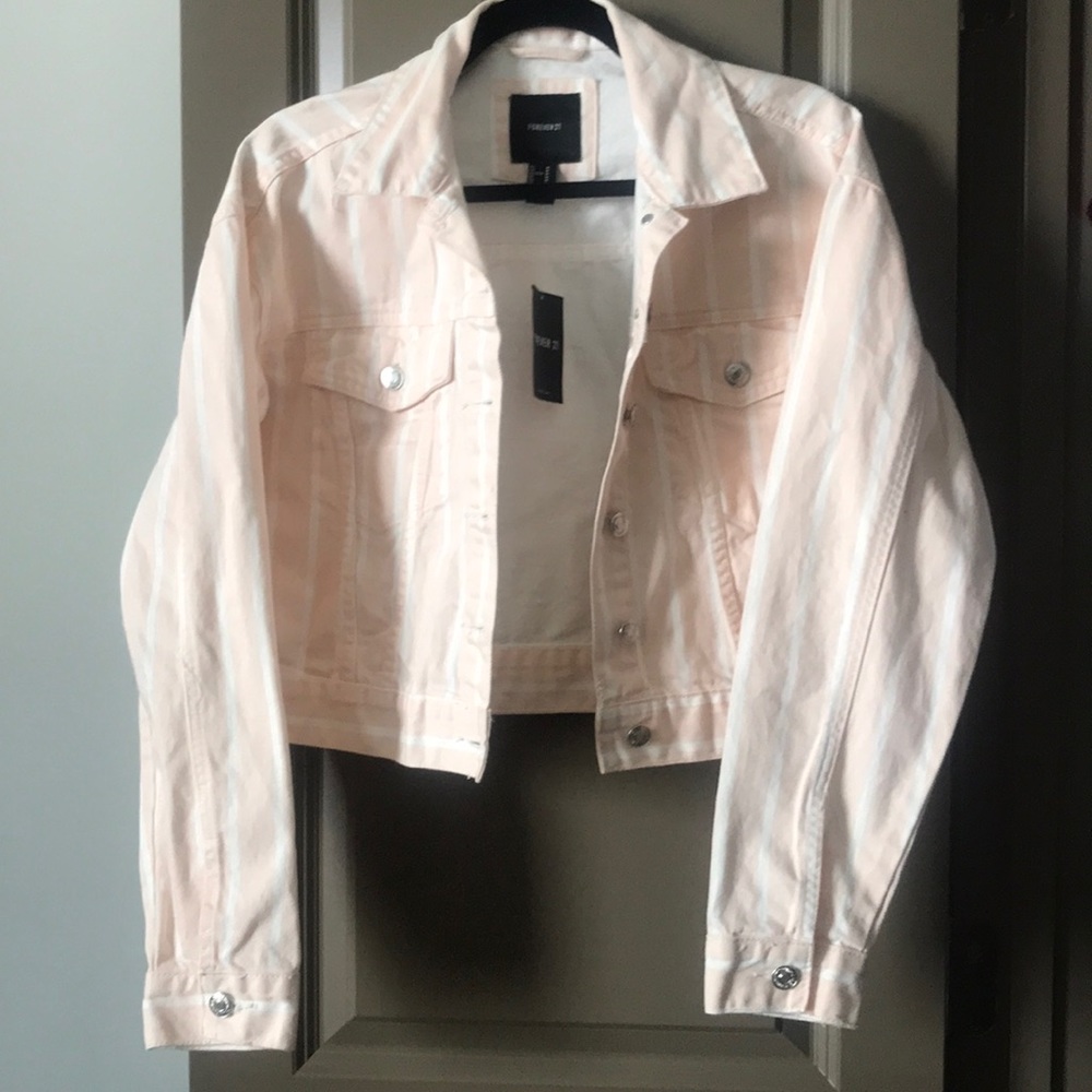 Colored jean jacket